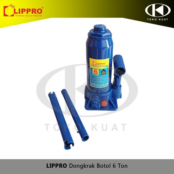 Lippro Dongkrak Botol 6T 8610R-6 / Hydraulic Bottle Jack Lippro 6 Ton Dongkrak Botol