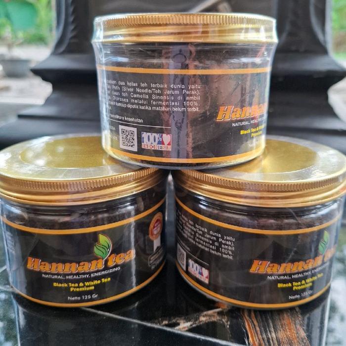 Hannan Tea, Black Tea & White Tea Obat Herbal Alami Untuk Kesehatan dan Menambah Energi Natural