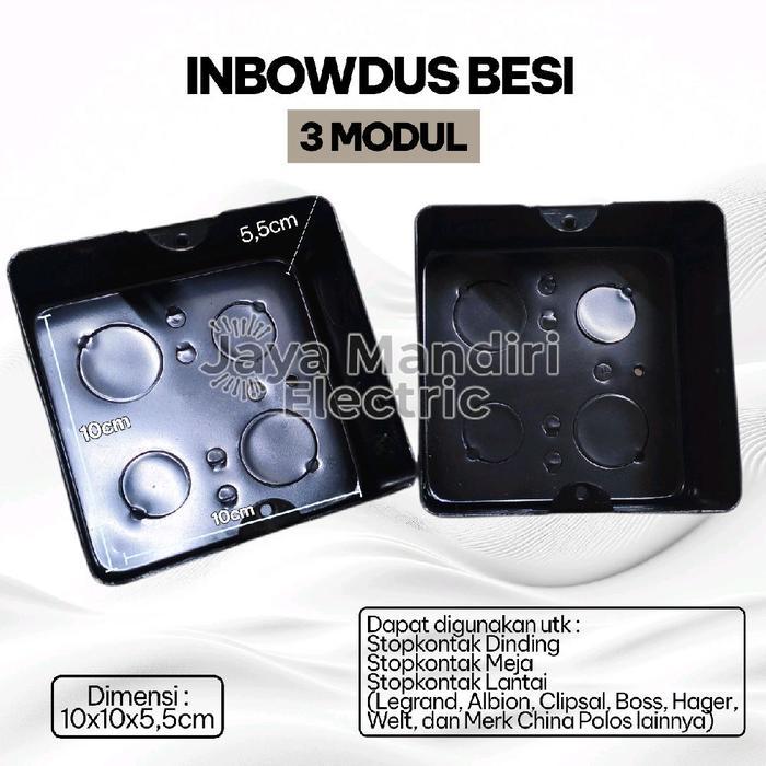 TERMURAH INBO INBOW DOS DOOS DUS MANGKOK STOP KONTAK STOPKONTAK LANTAI 3 MODULE
