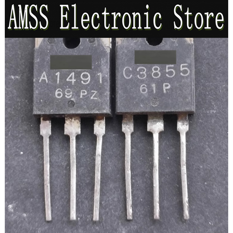 10pcs/5pairs A1491 C3855 2SA1491 2SC3855 Circuit board disassembly original transistor
