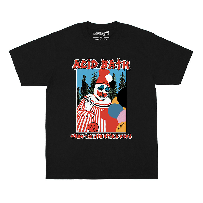 Hot Acid Bath Graphic T Shirt When The Kite String Pops Sludge Heavy Metal Men Women Short Sleeves