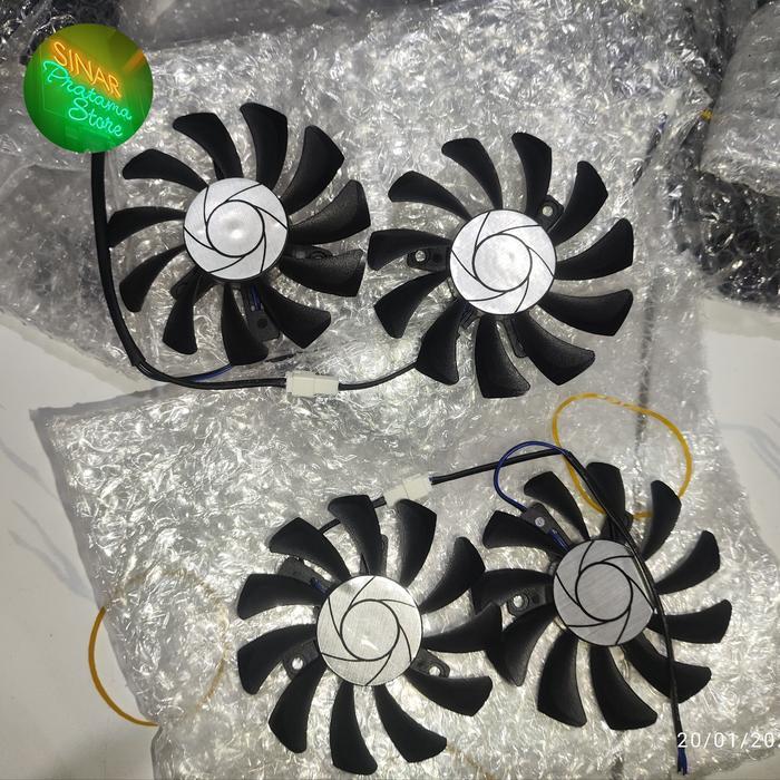 Ada Stok Fan Vga Msi 75mm 2pin Gtx 1050 1050 ti 1650 Universal
