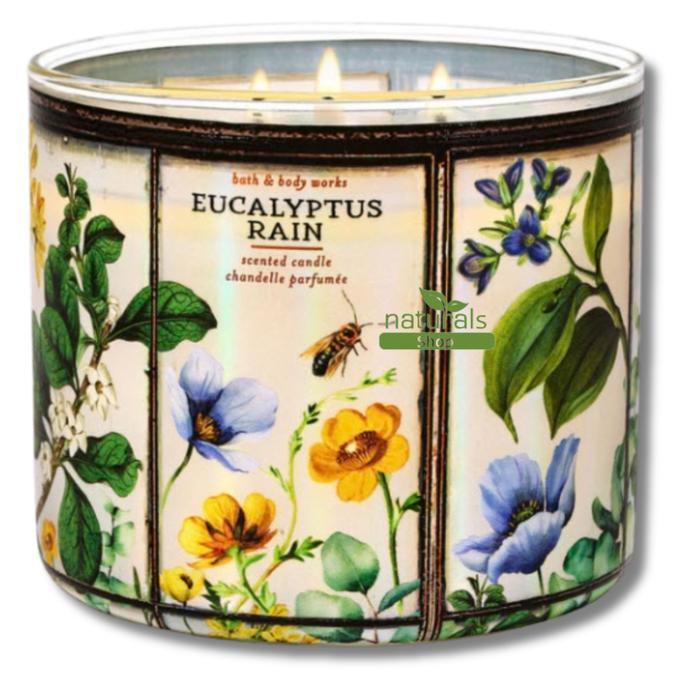 Bath and Body Works EUCALYPTUS RAIN 3-Wick Scented Candle 411 gr