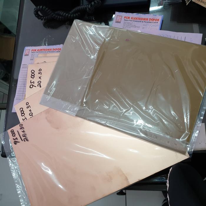 Ada Stok PCB polos FIBER 20 x 30 fr4