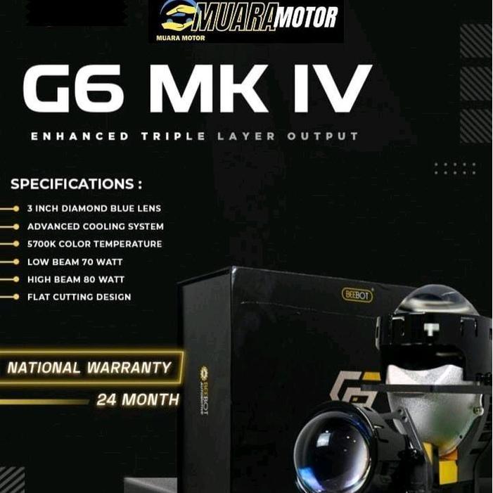 BEEBOT BILED HEADLAMP PROJECTOR 3inch - G6 MK IV