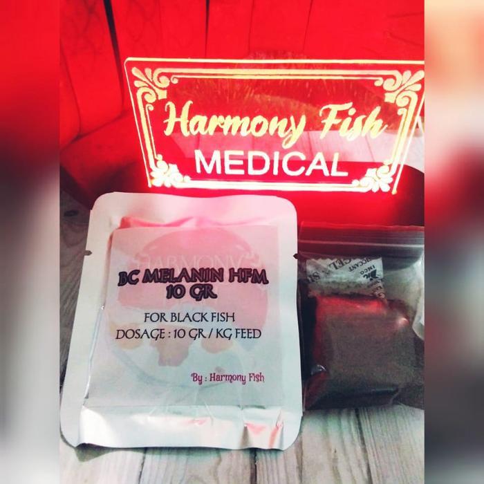 Bc Melanin Hfm 100Gr Bubuk Vitamin Pigmen Hitam Black Ikan Koi Koki #Gratisongkir