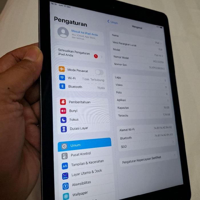 ipad air 2 16GB muluss Normal