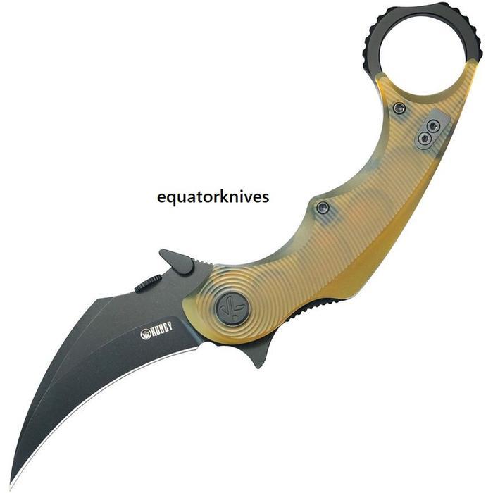 KUB298H Kubey Rogue Karambi* Blackwash Ultem