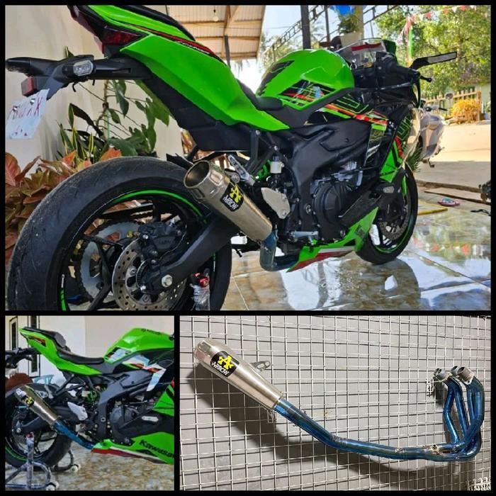 Knalpot racing arrow fullsystem zx25r