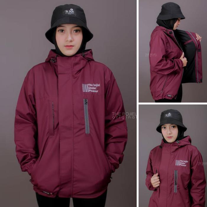 Eiger Sportwear - Jaket Outdoor Pria Wanita Waterproof Model Pleasure Original The Bojiel / Jaket