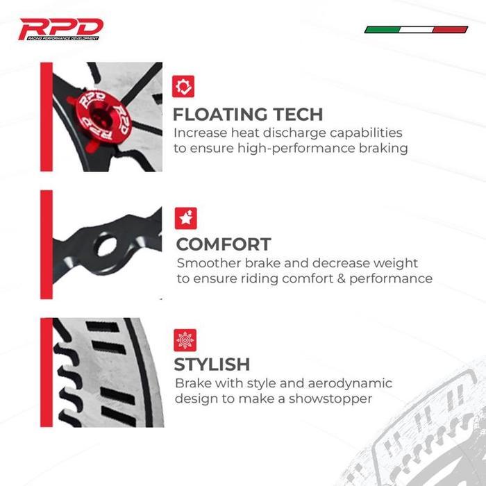 RPD MATRIX DISC ROTOR FRONT FLOATING FOR BEAT / VARIO 125 (260MM)