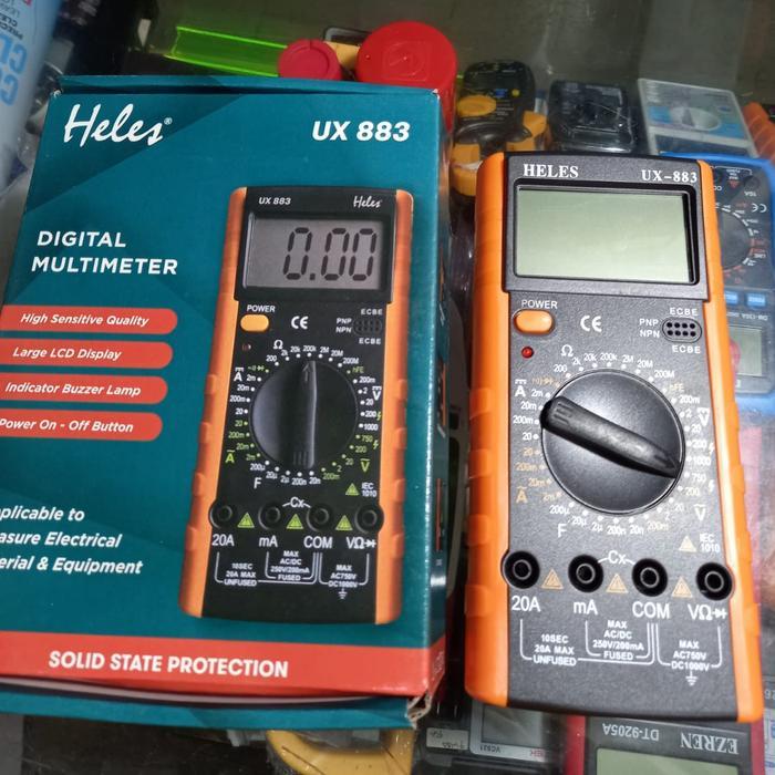 Avometer Multimeter Multitester Digital Heles Ux883