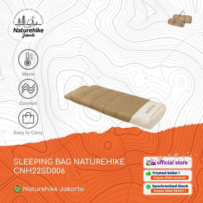 SALE SLEEPING BAG + IXPE SLEEPING PAD MATRAS CAMPING NATUREHIKE CNH22SD006