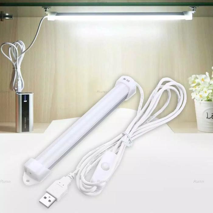 Lampu Neon Usb Panjang 37 Cm Lampu Usb Lampu Belajar Neon Portable