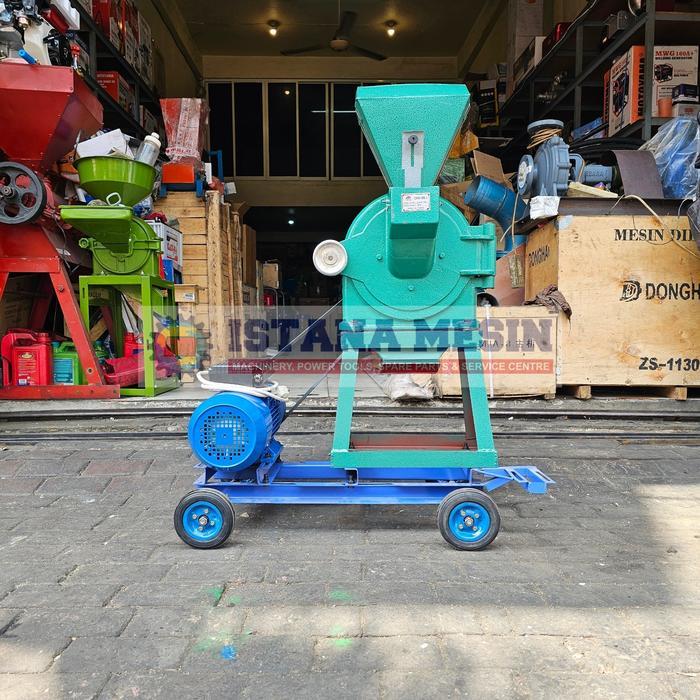 MESIN GILINGAN JAGUNG MESIN PENEPUNG FFC 23 COMPLETE MOTOR LISTRIK