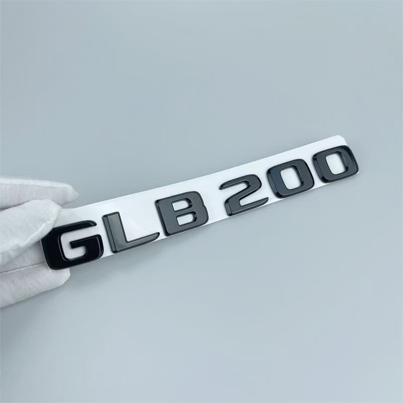 Car Trunk Words Logo Badge Emblem Decals Sticker For Mercedes Benz GLB GLB35 GLB180 GLB200 GLB220