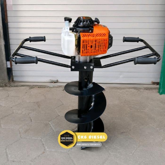 Mesin Bor Tanah Biopori FPD 62 Double Operator FIRMAN + 400MM 14 Inch