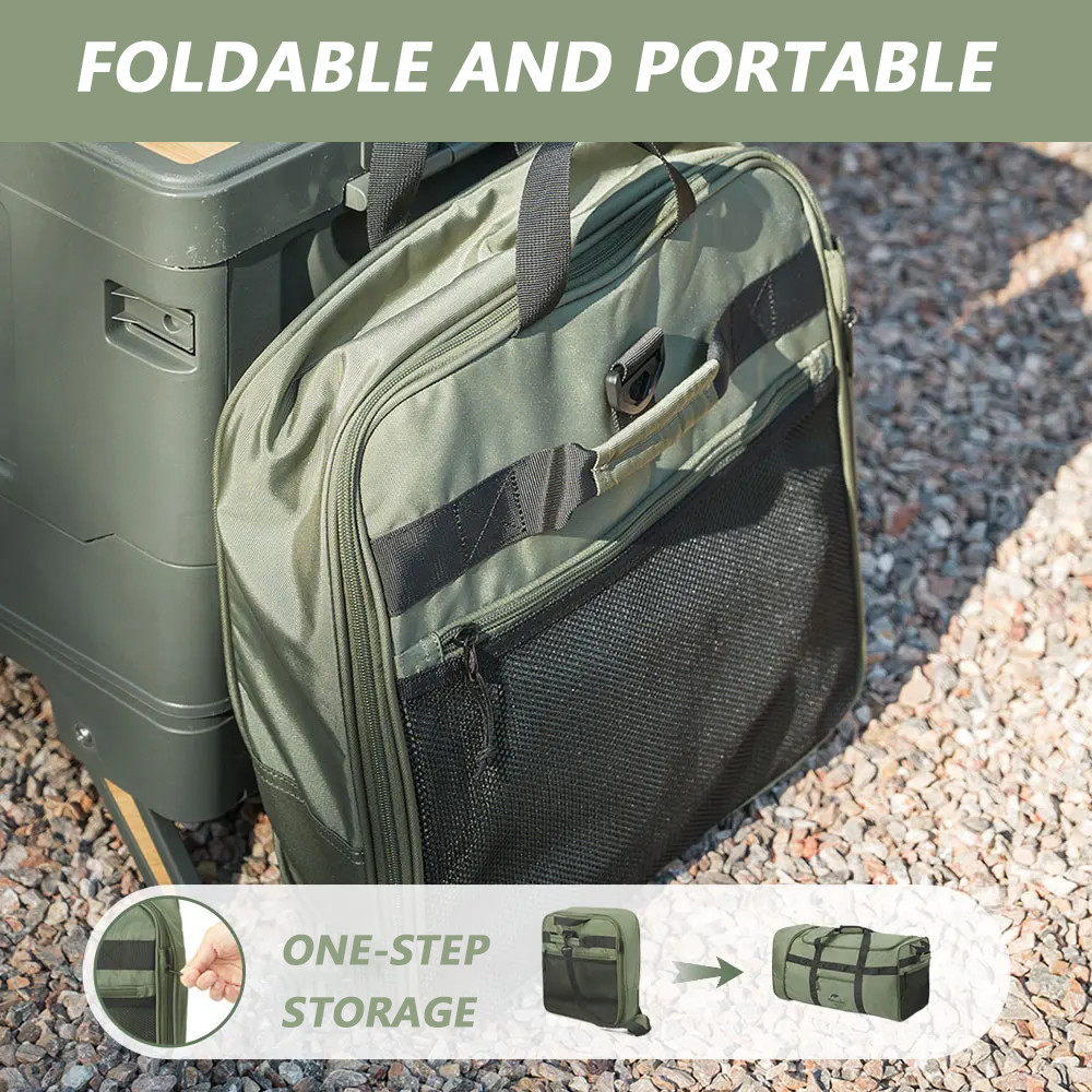 Naturehike Camping Storage Bag 88L Large Capacity Portable Foldable Outdoor Travel Rolling Duffel
