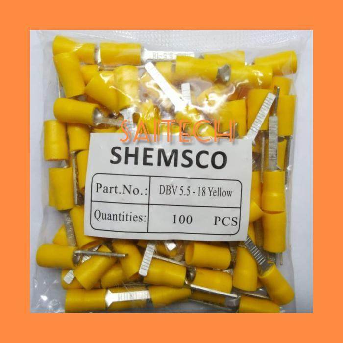 Skun Kabel Chip Dbv 5.5-18 Kuning.