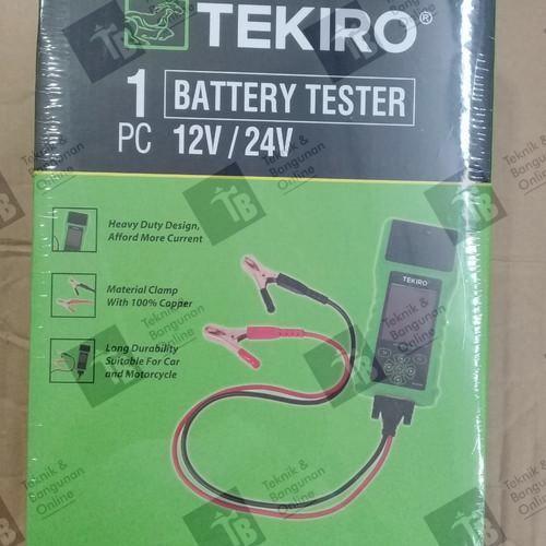 Cethomarket- Tekiro Alat Tes Aki Digital 12V 24V 7-30 Dc Battery Tester Au Bt 1991 Pemeriksaan
