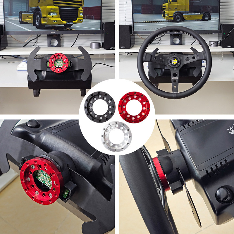 70mm Aluminum Adapter SIMRACING Game Steering Wheel for Logitech G27 G25 Car SIM RACING Base 13