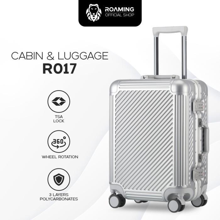 [SET] Roaming Koper Kabin & Bagasi R017 Size 24 + 28 Inch