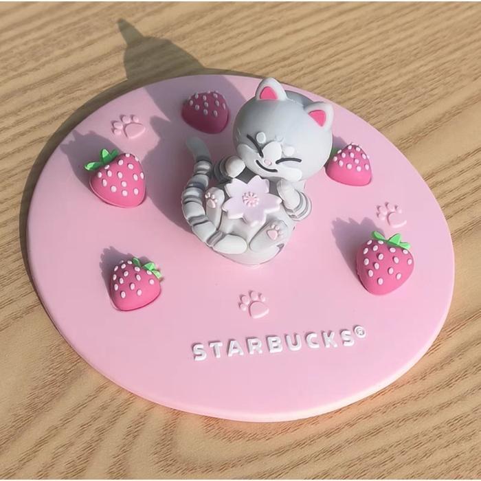 Reimar.Shop- Starbucks Bearista Cup Lid, Tutup Gelas Silicone Starbucks Original