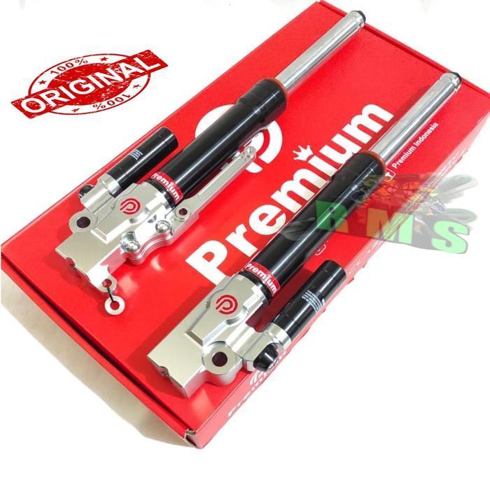 tabung shock depan up side down VND PREMIUM Vario Beat Scoopy Genio - Hitam