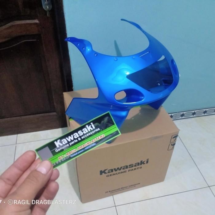 Fairing Atas Ninja Rr Old Zx Biru Muda Original Kawasaki