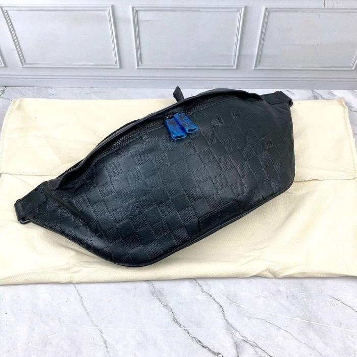 Bagus Waistbag Bumbag Pria Lv5015 Discovery Damier Embos Miror Terlariss 