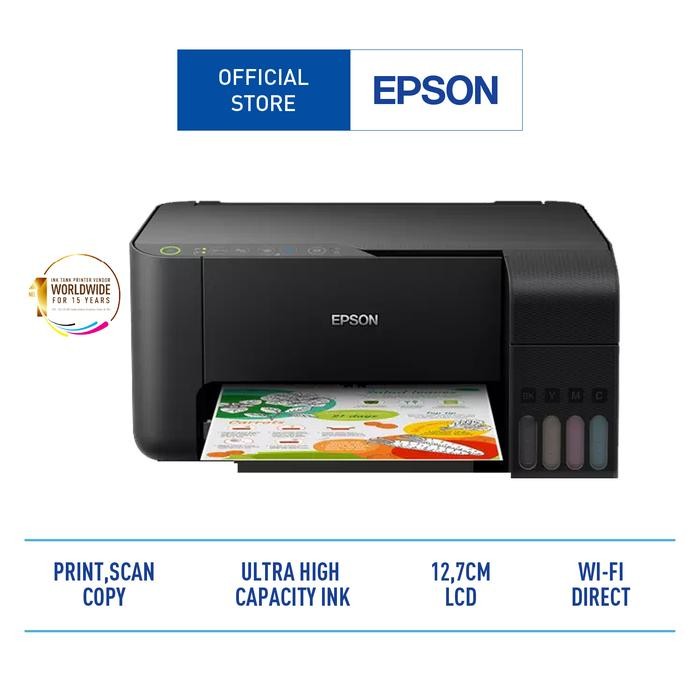 Ready Epson Printer L 3150 (Print, Scan, Copy, Wifi) Multifungsi