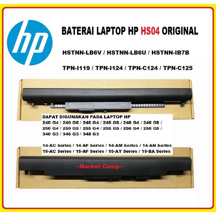 Original Baterai Laptop HP 14-AF115AU 14-AF118AU 14-AF119AU 14-AF120AU