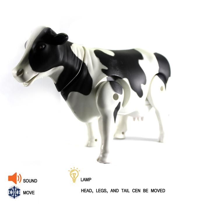 Mainan Edukasi Anak Sapi Bernyanyi dan Bergerak