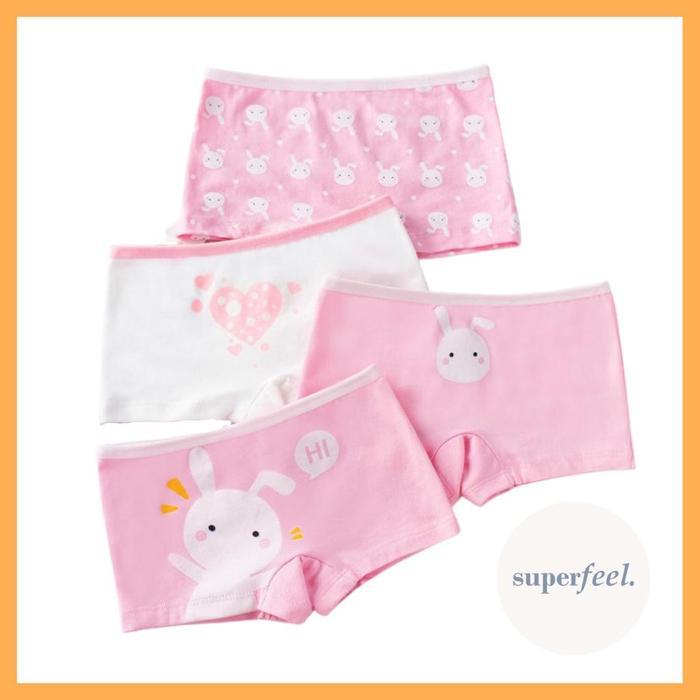 SFL CELANA DALAM KATUN BOXER ANAK PEREMPUAN COTTON NYAMAN BOCAH BALITA CD WANITA KECIL 702