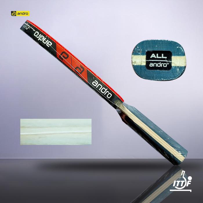 STOK TERBATAS  PINGPONG BAT TENIS MEJA ANDRO BUZZER UP+ 400 R ALL RED BLACK RUBBER TERJANGKAU