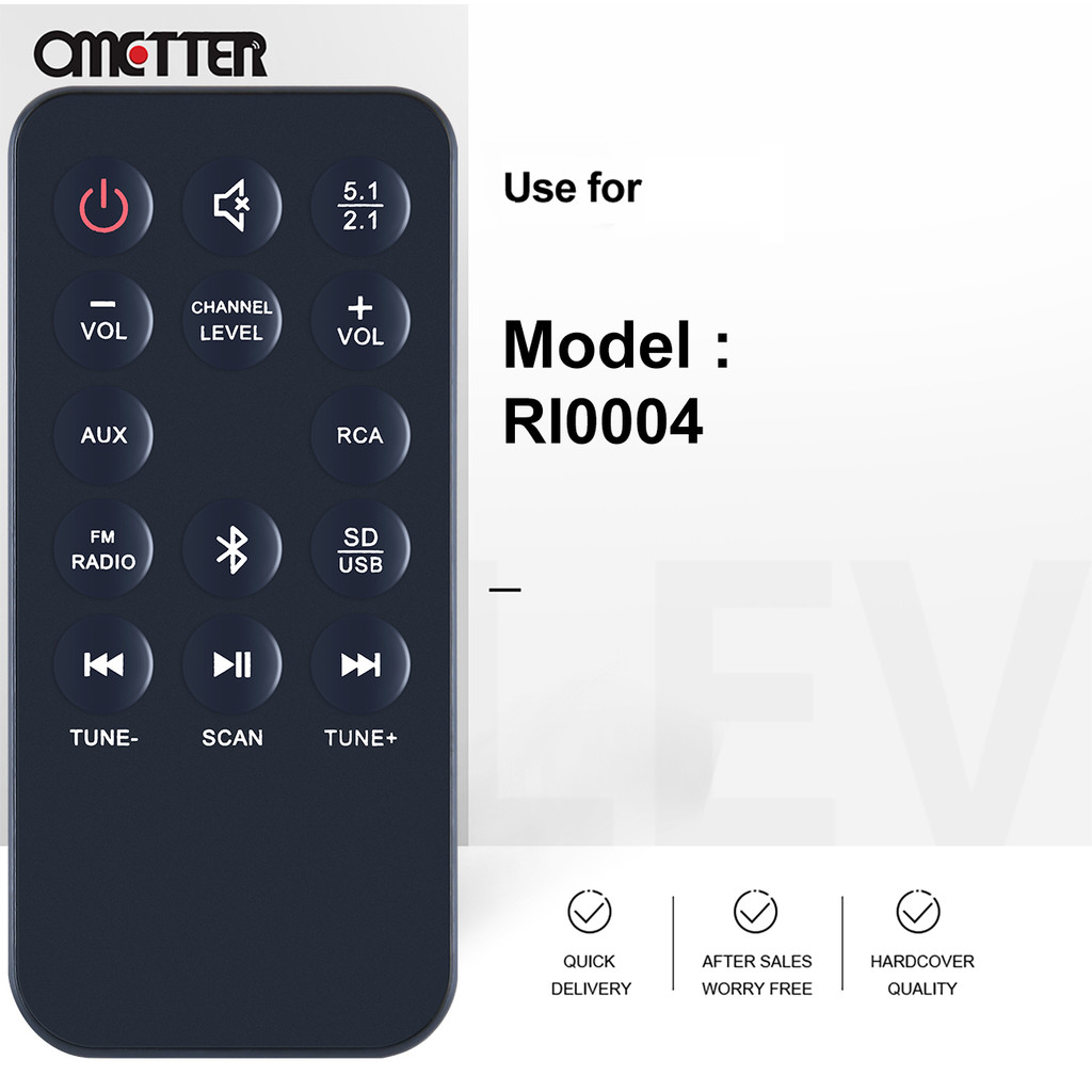 Remote Control RI0004 For Logitech LOGI Z607 Z606 Bluetooth 5.1 Surround Sound Speaker Wireless Port