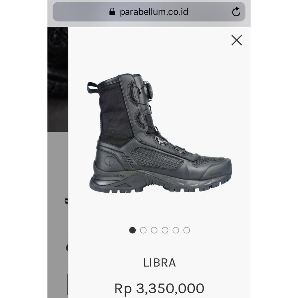 Parabellum Libra Boa Sepatu Gunung Tactical Pdl Tni Polri