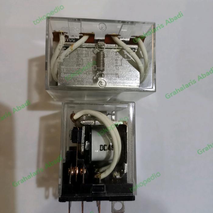 Relay Omron Ly4 Coil 48Vdc 4Co ,10A Gercep