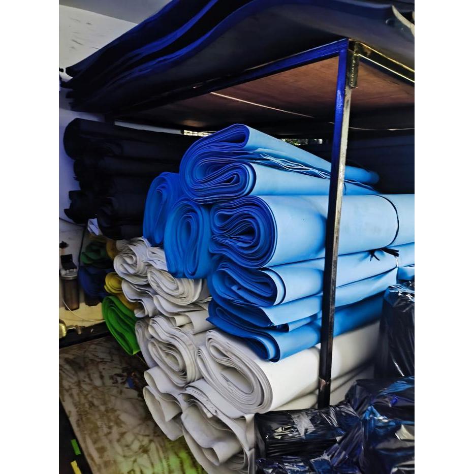 cwl0- Spon 2 Mm Karet Ati Eva Sponge Lembaran Hitam Tebal 2 Mm