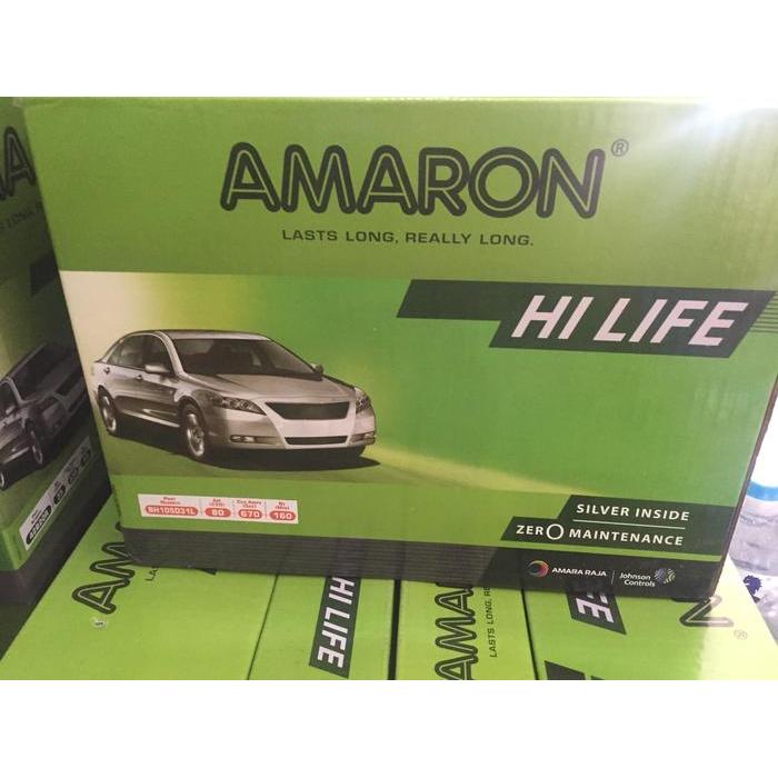 Aki Mobil Isuzu Elf 105D31R / 95D31R Amaron Hi Life