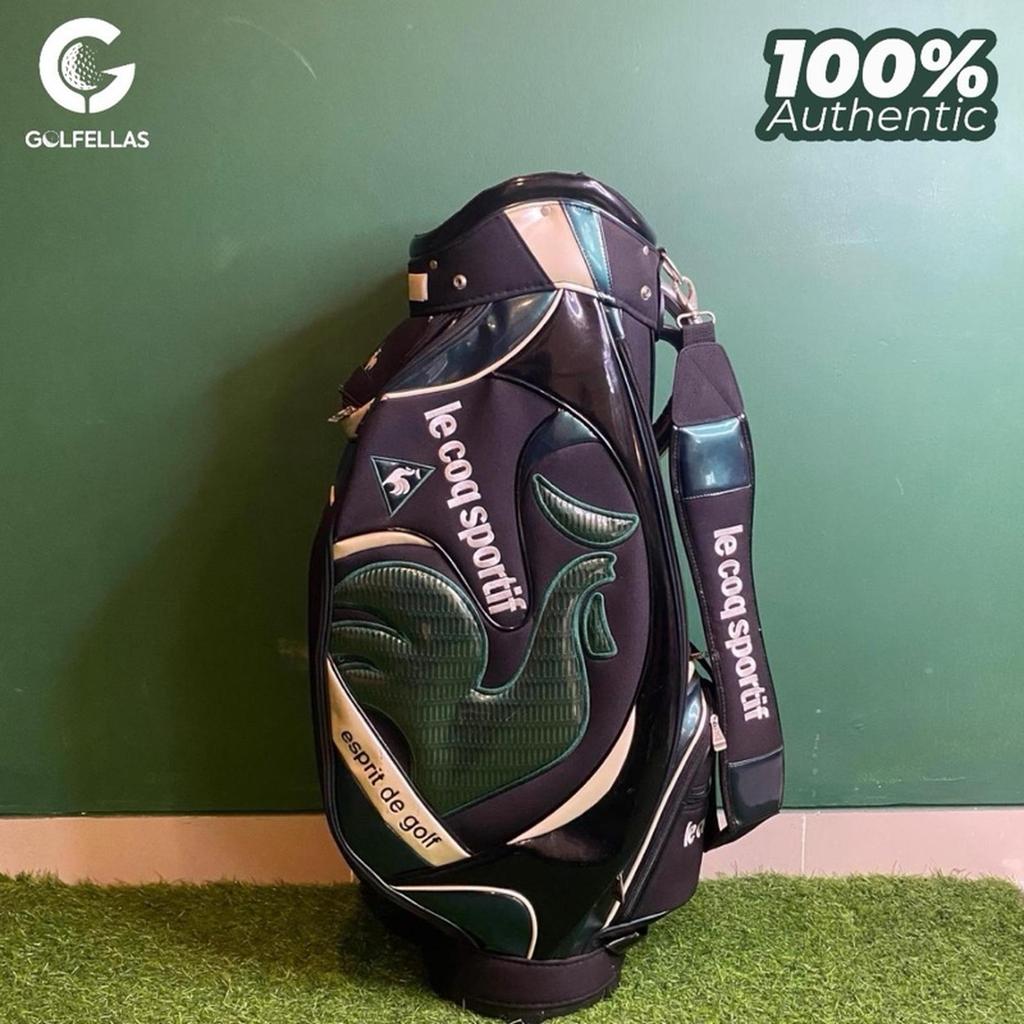 Le Coq Sportif Caddy Bag Black Green