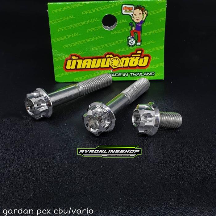 Probolt Stainless Baut Oli Gardan Pcx Cbu Baut Gardan Vario 125 / 150