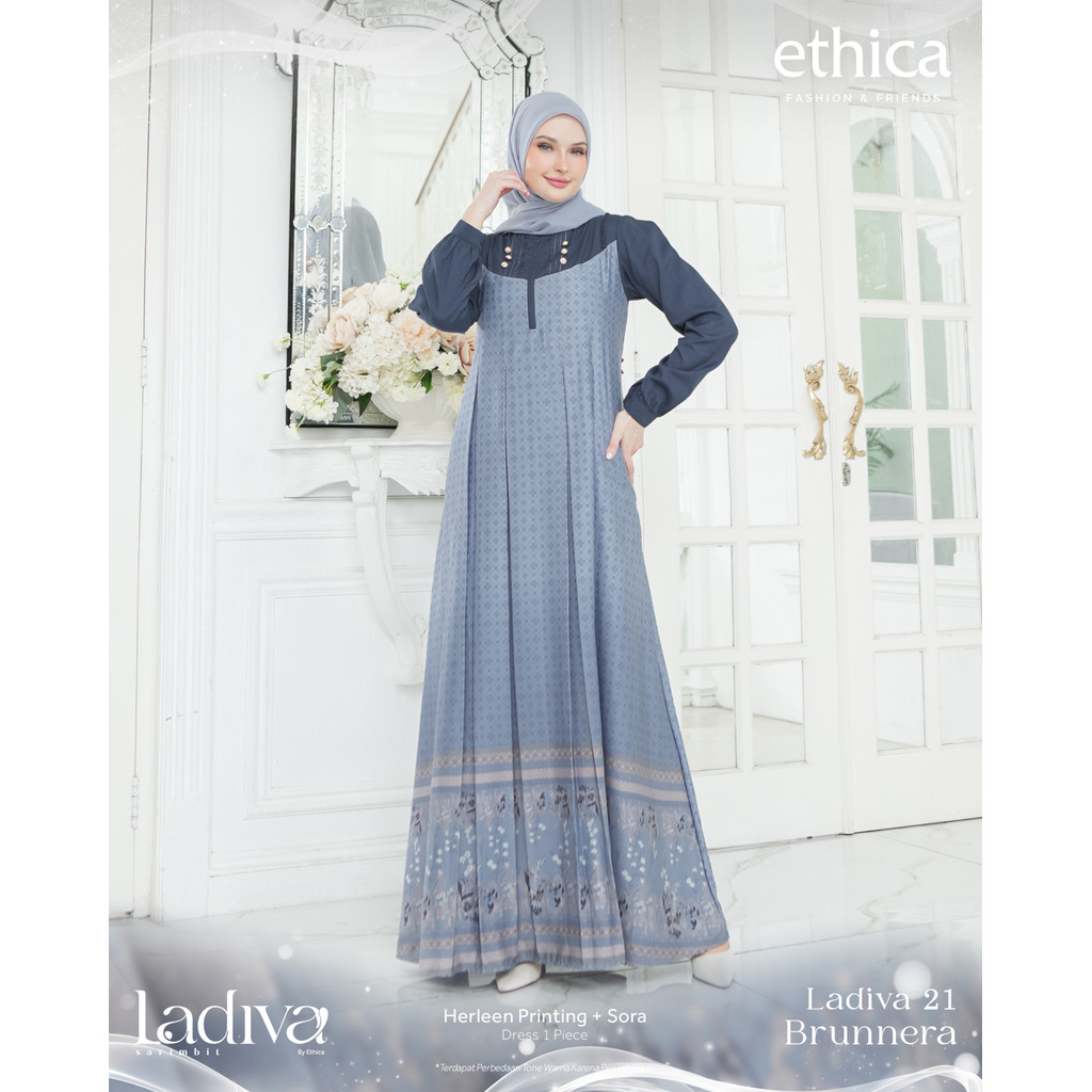 GAMIS WANITA ETHICA LADIVA 21 / GAMIS LEBARAN TERBARU 2026