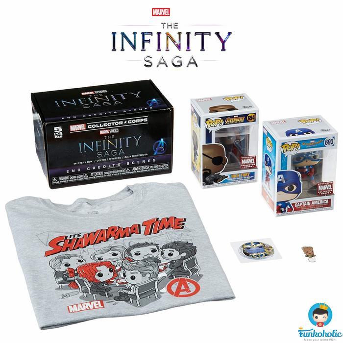 Funko Pop Marvel Collector Corps The Infinity Saga End Credits Scenes