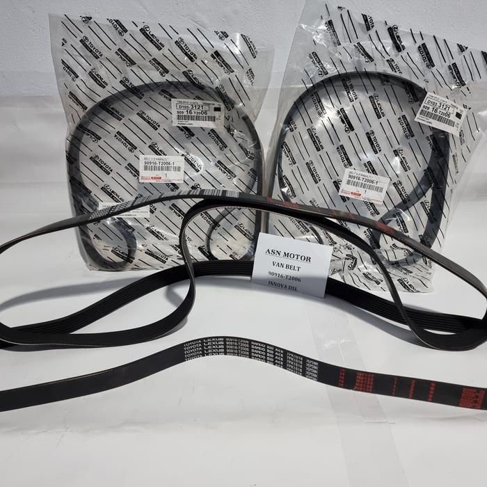 Baru Van Belt 7Pk 1516 Innova Diesel Type Genuine Bando Toyota Ori Berquality
