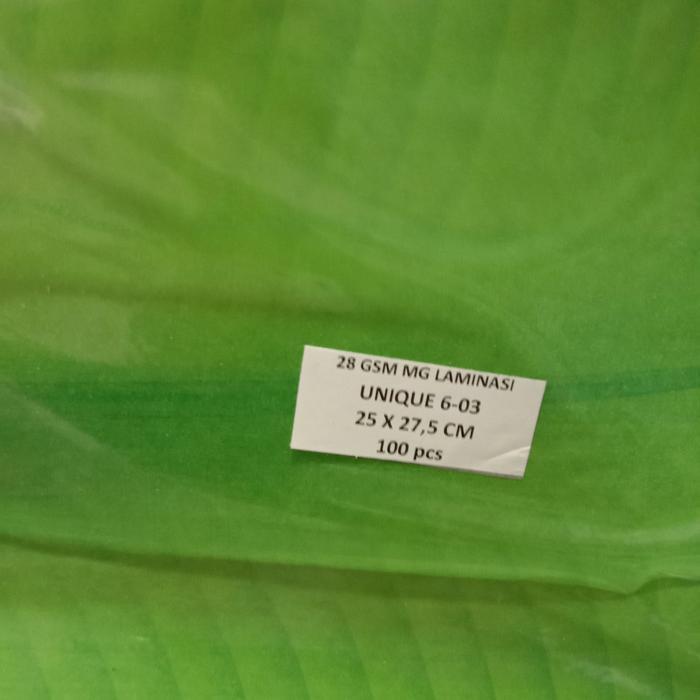 1sxa- Kertas Nasi Laminasi Motif Daun