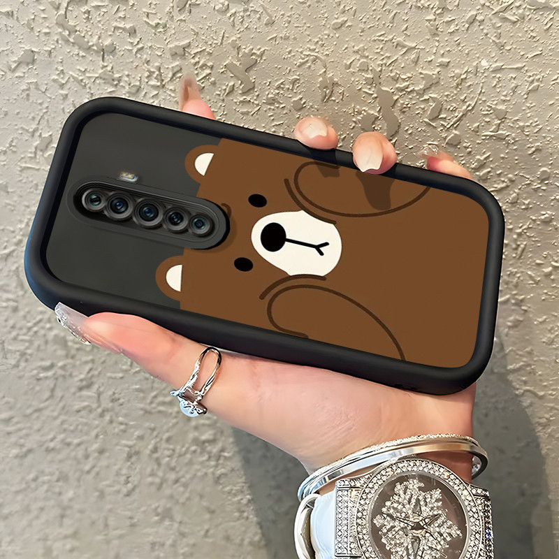Casing Hp Untuk OPPO Reno 2F Reno 2Z Reno2 F Reno2 Z Case Cemberut Boneka beruang Softcase Kesing Pr