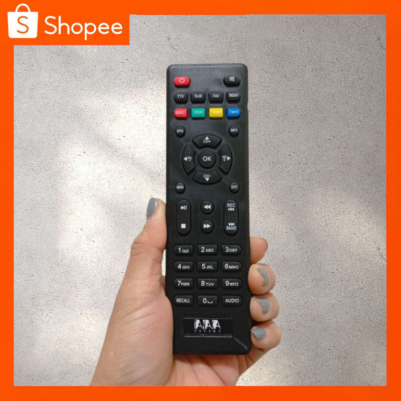 Remot Remote STB Tanaka T2 Modi / Remot Multi STB DVBT2 - LANGSUNG PAKAI