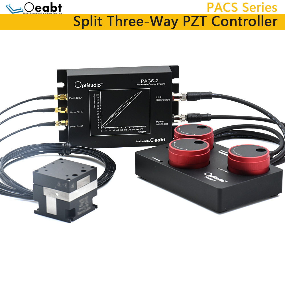 PACS-2 Split Three-Way PZT Controller Three-Channel Piezoelectric Ceramic Actuator Driver Stepper