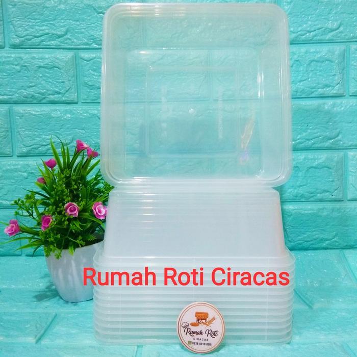 Terbaru Thinwall 2000Ml Food Container 2Kg Kotak Box Tupperware Mika Plastik